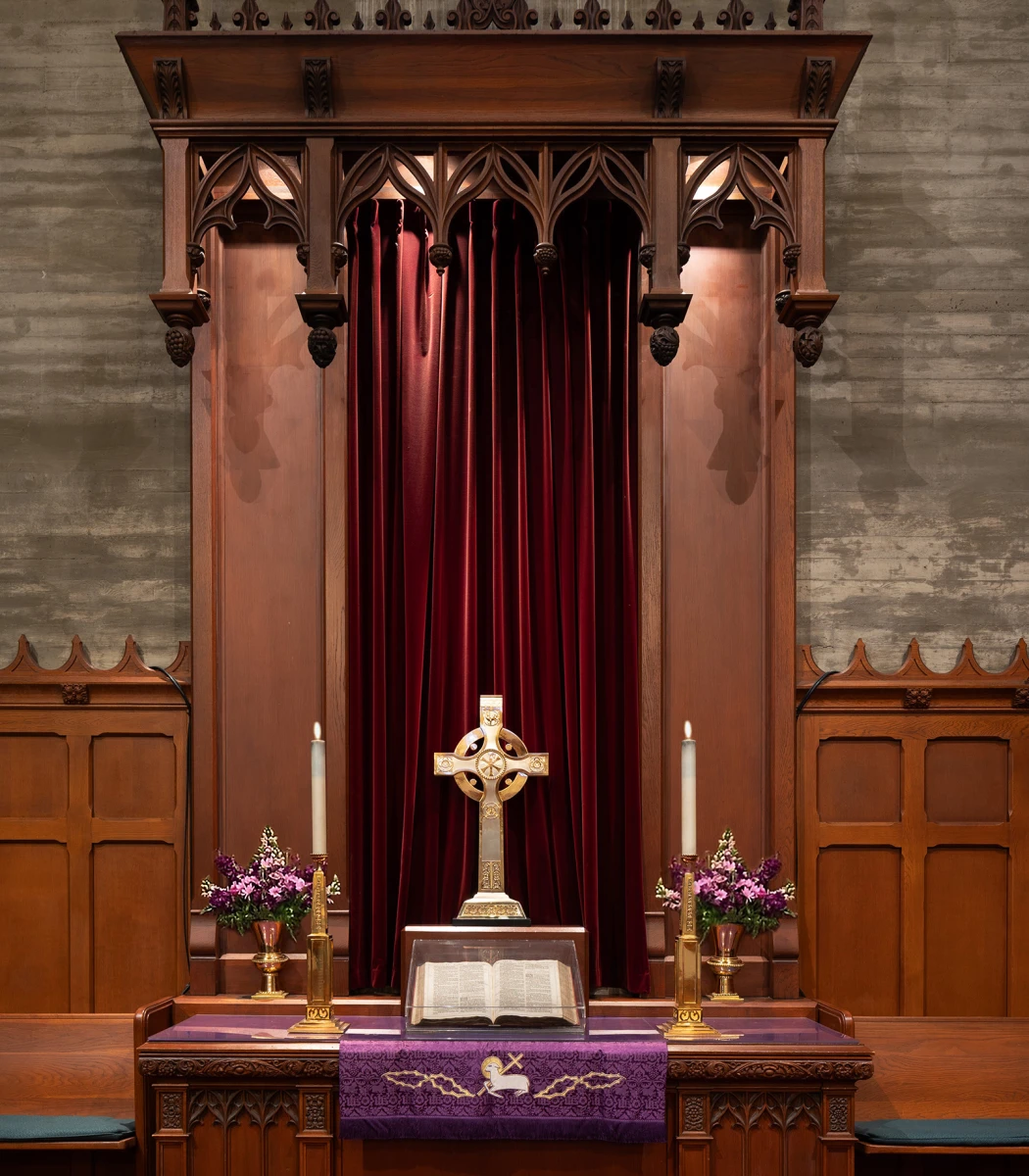 Altar at Lent
